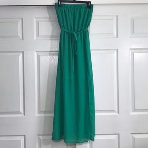Forever 21 Strapless Maxi Dress S